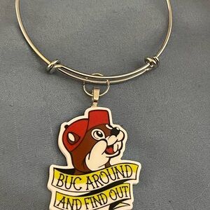 Silver Necklace with Cartoon Pendant